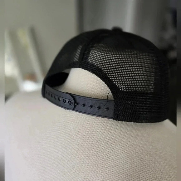 Black Baseball Hat with Emoji - Picture 3 of 3